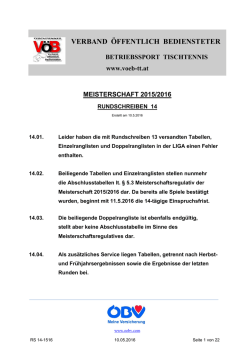Direkter Link zum Rundschreiben