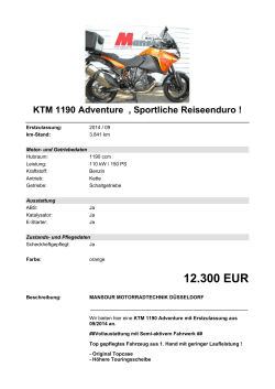 Detailansicht KTM 1190 Adventure €,€Sportliche