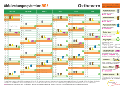 Abfallkalender 2016