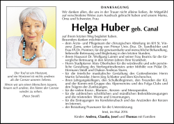 Helga Hubergeb. Canal