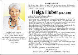 Helga Hubergeb. Canal