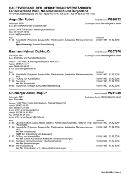 Druckansicht - Hauptverband