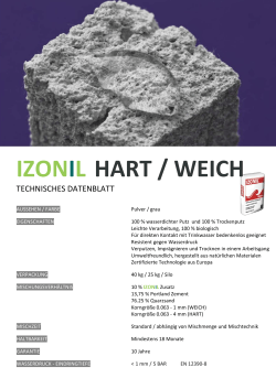 izonil hart / weich - IZONIL Deutschland