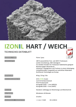 izonil hart / weich - IZONIL Deutschland