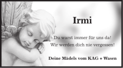Du warst immer f&uuml;r uns da! Wir werden dich nie vergessen! Deine