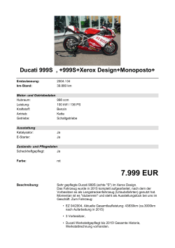 Detailansicht Ducati 999S €,€+999S+Xerox Design+