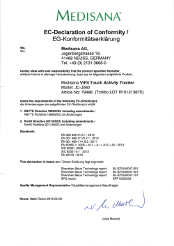 Die EG-Konformitätserklärung finden Sie hier