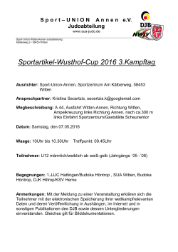 Sportartikel-Wusthof-Cup 2016 3.Kampftag