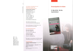 FES 9.5.16 Emanzipation im Islam - Friedrich-Ebert