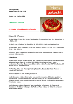 Erdbeertorte klassisch