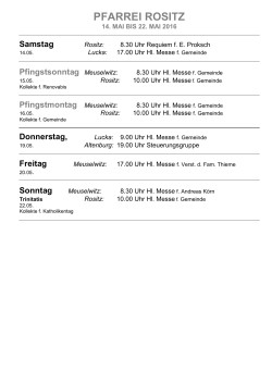 Gottesdienste