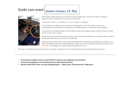Dolder Classics 15. Mai - NSU Ro 80 Club der Schweiz