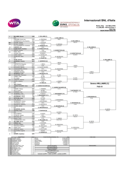 Draw - WTA