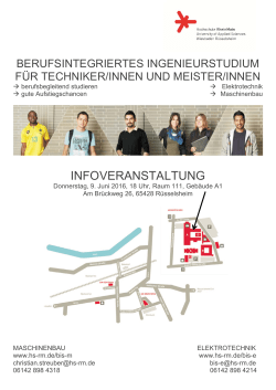 INFOVERANSTALTUNG