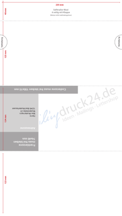 Ideen . Mailings . Lettershop
