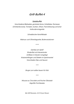 Grill-Buffet 4 Salatbuffet