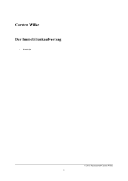 Immobilienkaufvertrag