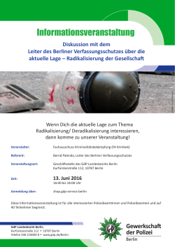 Informationsveranstaltung