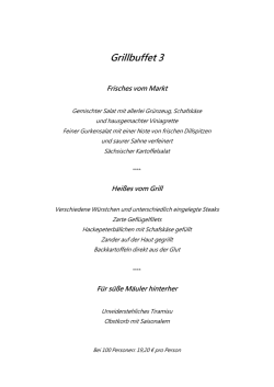Grill-Buffet 2