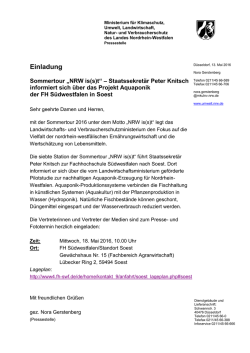Einladung - Land NRW