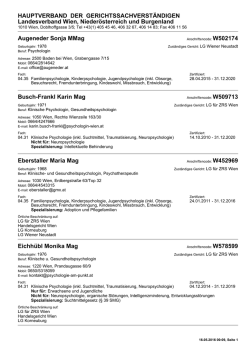 Druckansicht - Hauptverband