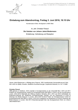 Einladung  - Stiftung f&uuml;r Kunst des 19. Jahrhunderts