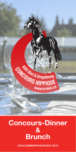 Concours-Dinner Brunch