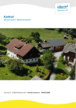 Kalthof in Baldramsdorf