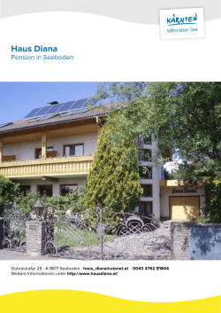 Haus Diana in Seeboden