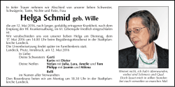 Helga Schmid geb. Wille