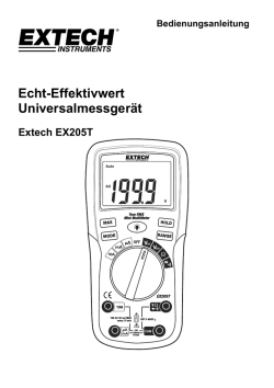 Echt-Effektivwert Universalmessger&auml;t