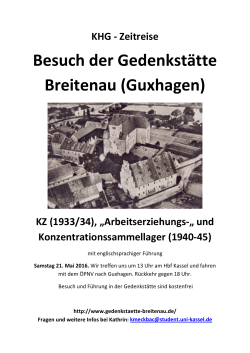 Besuch der Gedenkstätte Breitenau (Guxhagen)