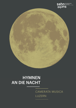 Flyer - Camerata Musica Luzern