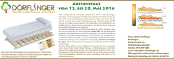 hier! - Dörflinger Fachgeschäft für erholsamen Schlaf