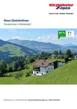 Haus Steinlechner in Westendorf