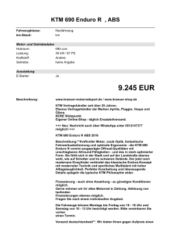 Detailansicht KTM 690 Enduro R €,€ABS