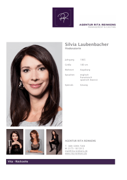 Silvia Laubenbacher - Agentur Rita Reinkens