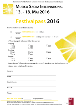 Festivalpass 2016