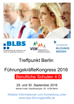 Treffpunkt Berlin FührungskräfteKongress 2016