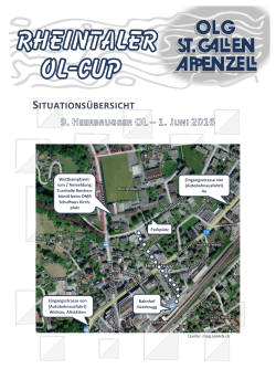9. Heerbrugger OL vom 1. Juni 2016: Situationsplan