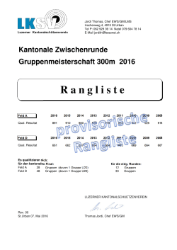 2016 GM300 Rangliste kt Zwischenrunde