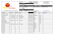 FCG-Heimspielplan vom 09.-15.05.2016
