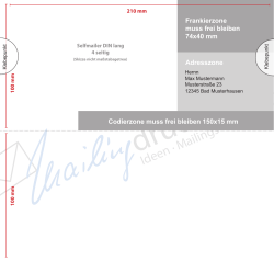 Ideen . Mailings . Lettershop