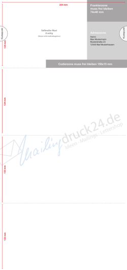Ideen . Mailings . Lettershop