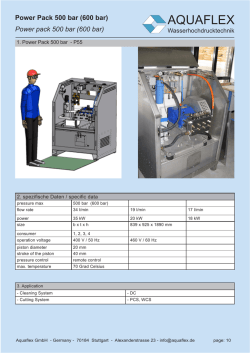 Power Pack 500 bar
