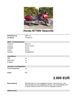 Detailansicht Honda NT700V Deauville