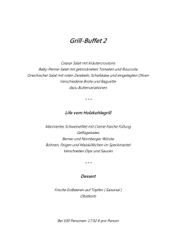 Grill-Buffet 2