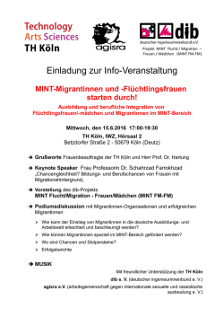 Einladung zur Info-Veranstaltung