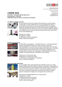 Hotelliste i-KNOW