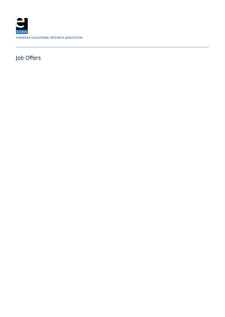 EERA: Job Offers